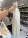 *SALE* Slavic Hair 200g Nano plastic bonds Ice blonde 20”