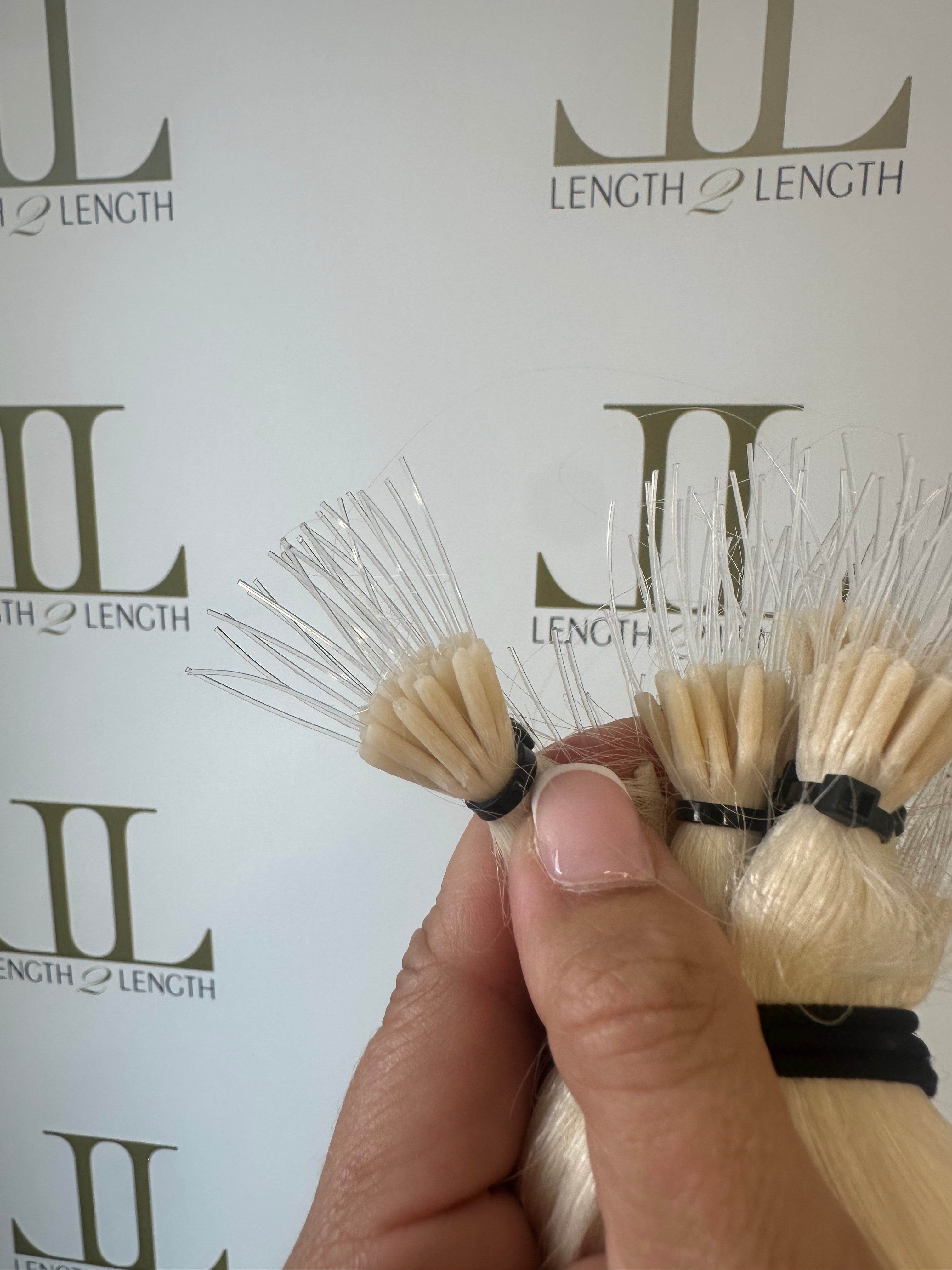 *SALE* Slavic Hair 200g Nano plastic bonds Ice blonde 20”
