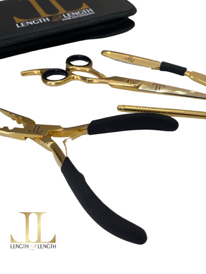 Gold Hair Extensions Pro Tool Kit