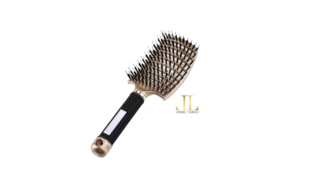 LUXE Boar Bristle Smoothing Paddle Brush
