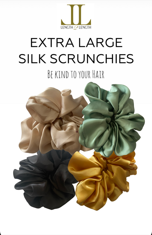 Silk Scrunchies - XL