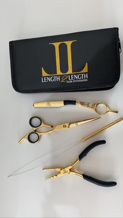 Gold Hair Extensions Pro Tool Kit